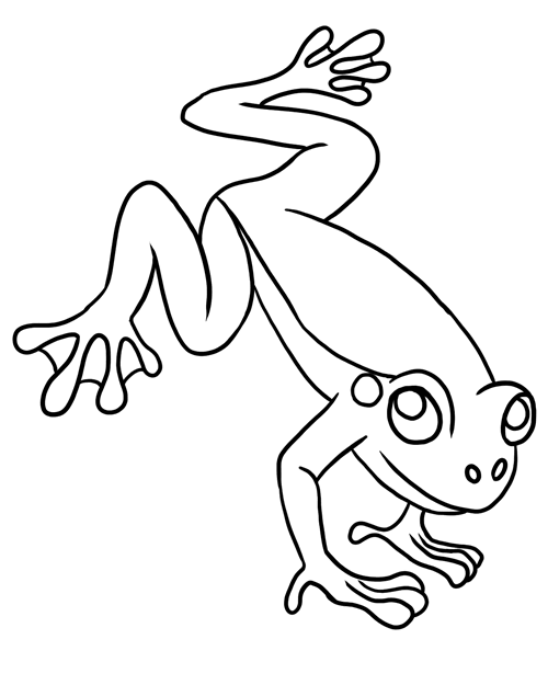 Frog Coloring Page 19