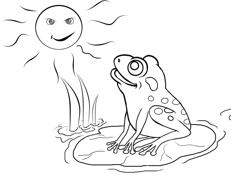 Frog Coloring Page 21