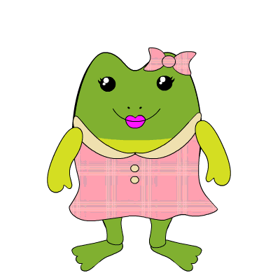 Dancing Girl Frog